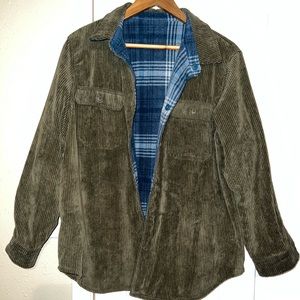 Women’s reversible shacket